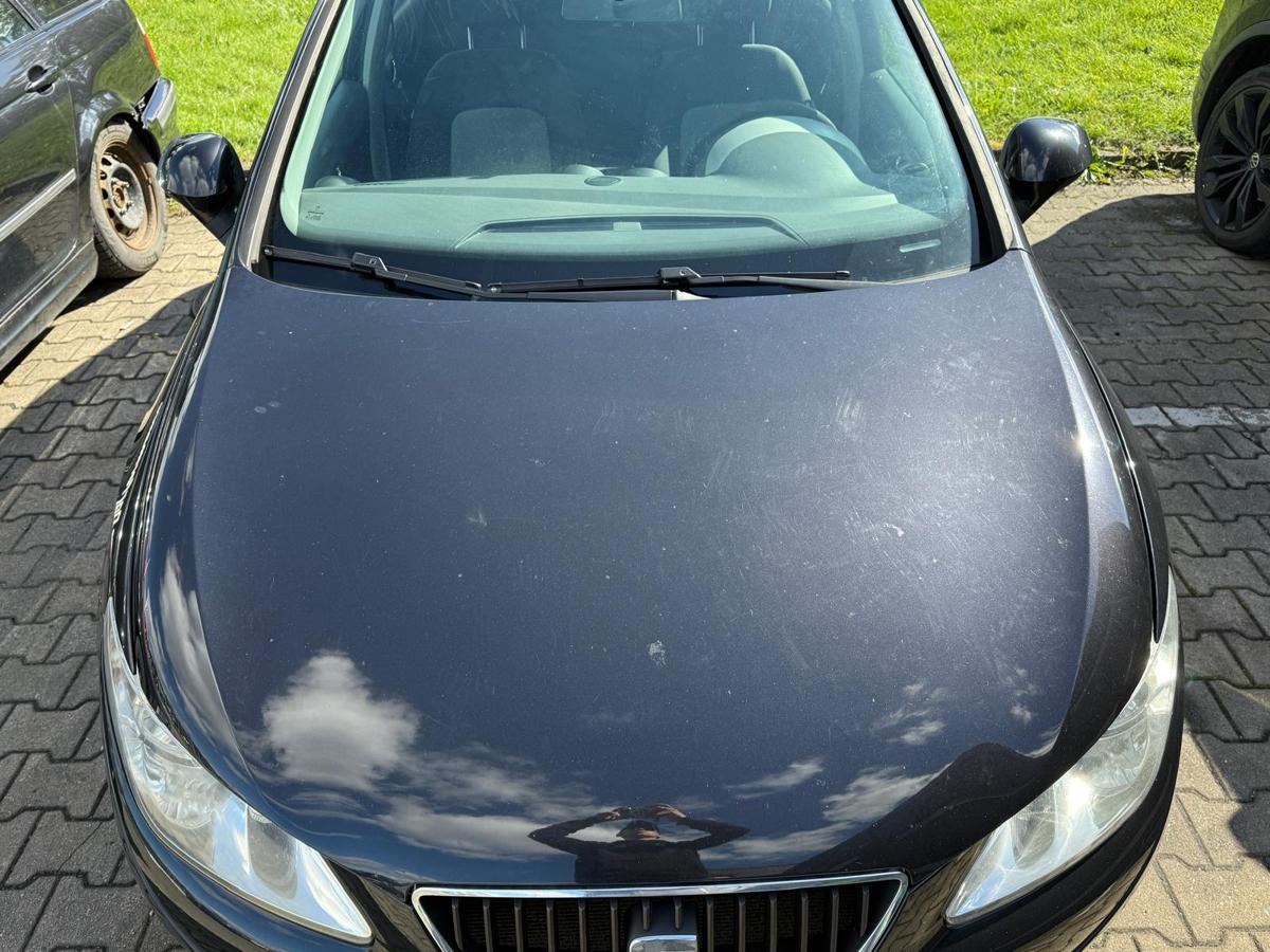 Seat Ibiza 6J original Motorhaube LC9Z Black Magic Perl Vorfacelift BJ09